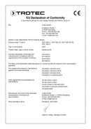 Δήλωση συμμόρφωσης αντλία κήπου TGP 1025 E (INT)