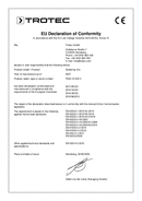 Konformitätserklärung Digitale Lötstation PSIS 10-230V (INT)