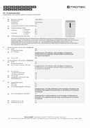 Produktdatenblatt PAC 4100 SH (INT)