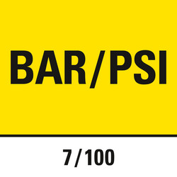 Τιμές απόδοσης σε Bar ή PSI